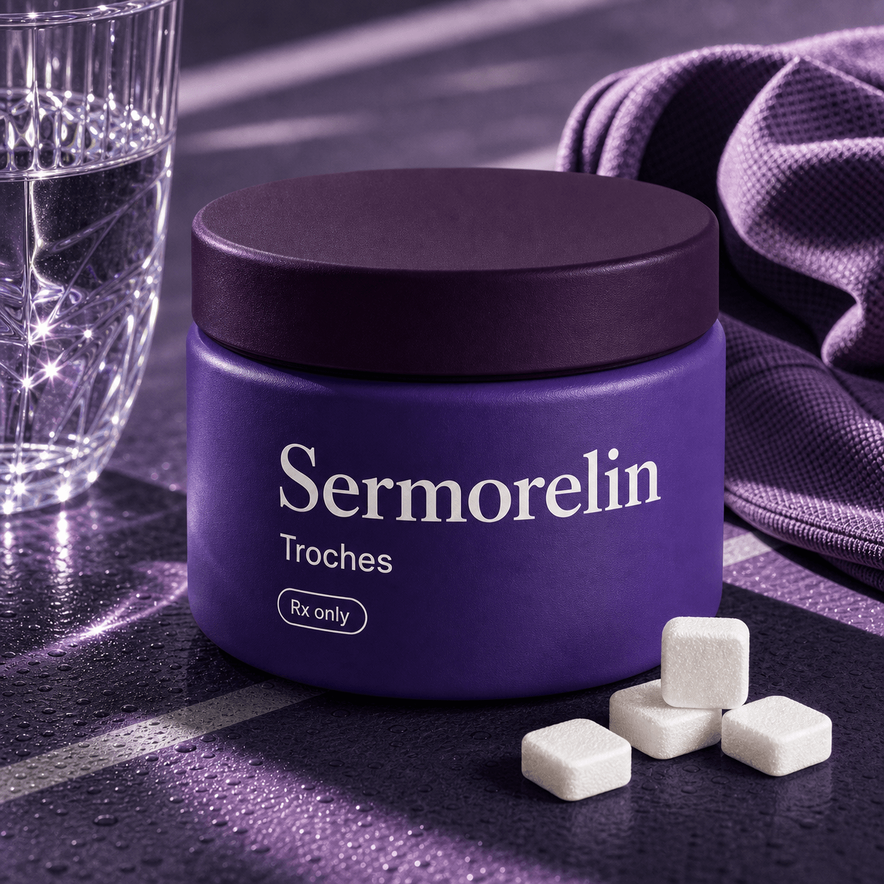 Sermorelin sublingual troches — unbranded product